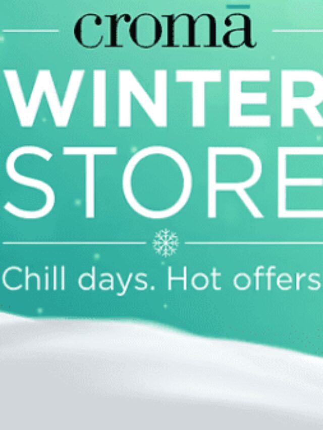 Get attractive offers and deals on all products.
Croma Winter Offers: 
Get Up To 40% Off on all electronic appliances for winter
#Hotdeals #BestDeals #Croma #WinterSale