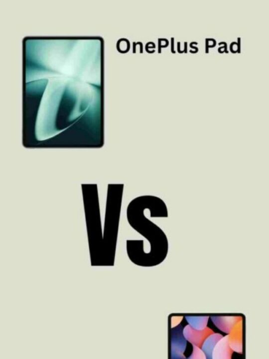 Comparison between Oneplus Pad and Xiaomi Pad 6